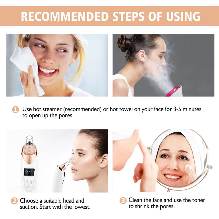 Facial Vacuum Pore Cleaner