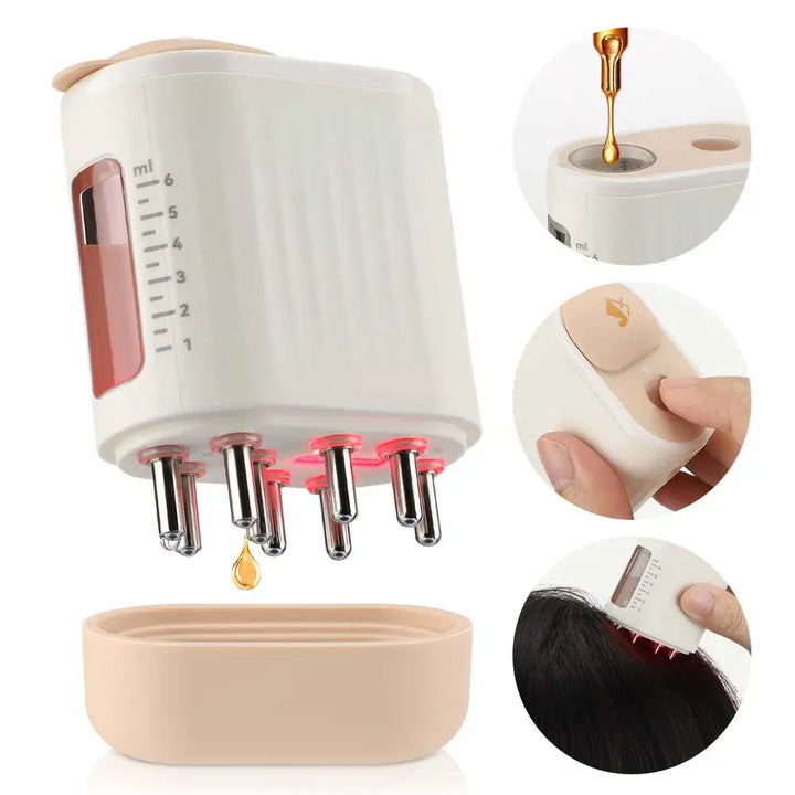 Electric Scalp Massager and Oil Applicator